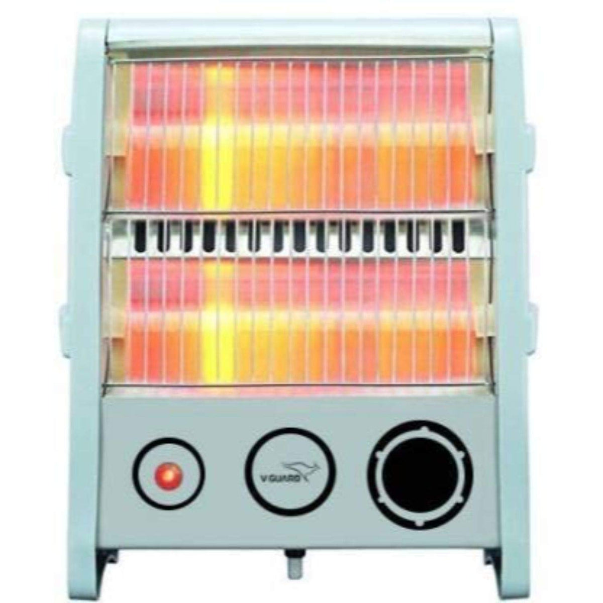 V-Guard Unique Home Heater RH2QT-1000, Grey, 800 Watts (RHQT-1000)