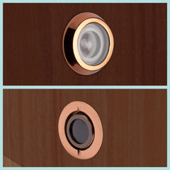 Plantex Door Eye/Door Lens/Peep Hole for Door/Eye Hole for Main Door/Eye Viewer for Safe Secure Home - Pack of 3 (Rose Gold)-3