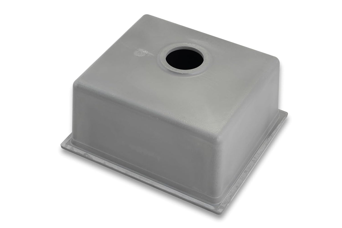 Faber Verona Ingranite18"X16"Single Bowl Sink|Includes Plumbing Waste Kit|25 Years Warranty|Silent,Scratch,Dent & Heat R