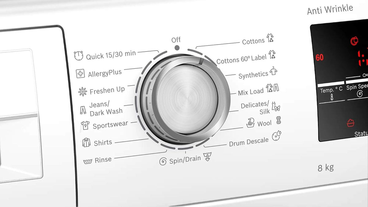 Bosch WAJ2846WIN 8.0Kg Front Load Fully Automatic Washing Machine (White)
