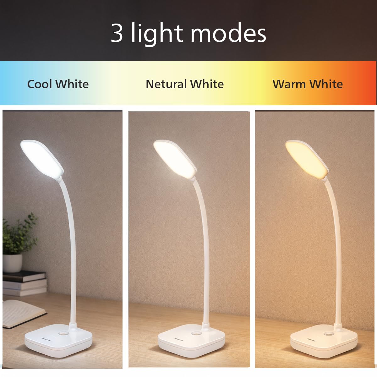 Philips 5W VION White LED Desk Light