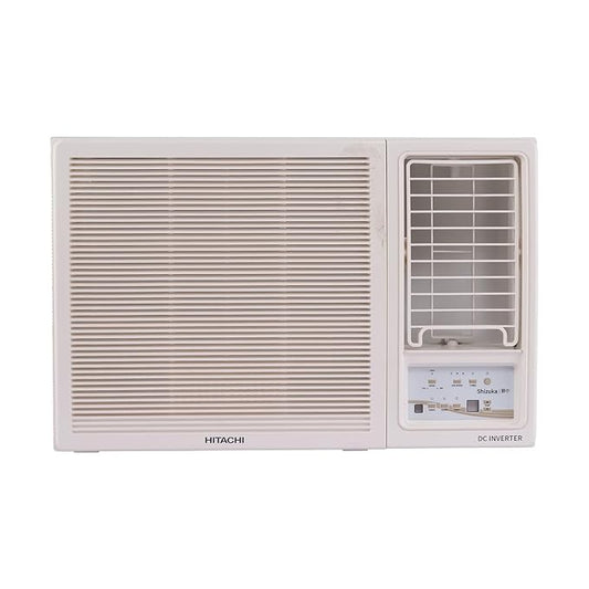 Hitachi 1.5 Ton Class 5 Star Window Inverter AC (100% Copper, 100% cooling at 43° Celsius, RAW518HHEO, White)