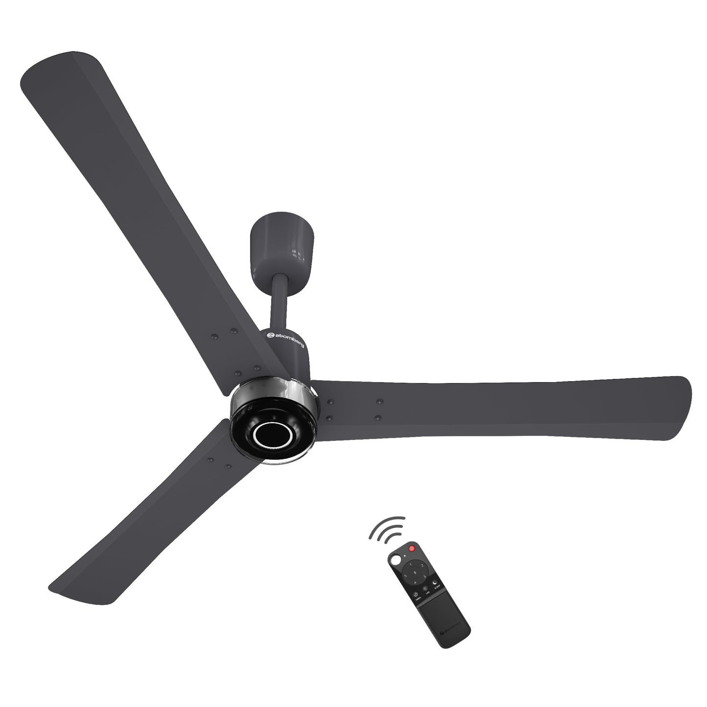 atomberg Renesa Elite 1200mm BLDC Ceiling Fan with Remote Control | 5 BEE star | High Air Delivery with Moonbeam LED Light | New Sleek Design | Newly Launched | 5 Year Warranty | Blaze Brown