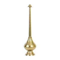 Brass Sprinkler Bottle for Holy Water, Gangajal and Perfume Gulab Pash Rose Water Paneer Sombu – (large, 11 Inch)