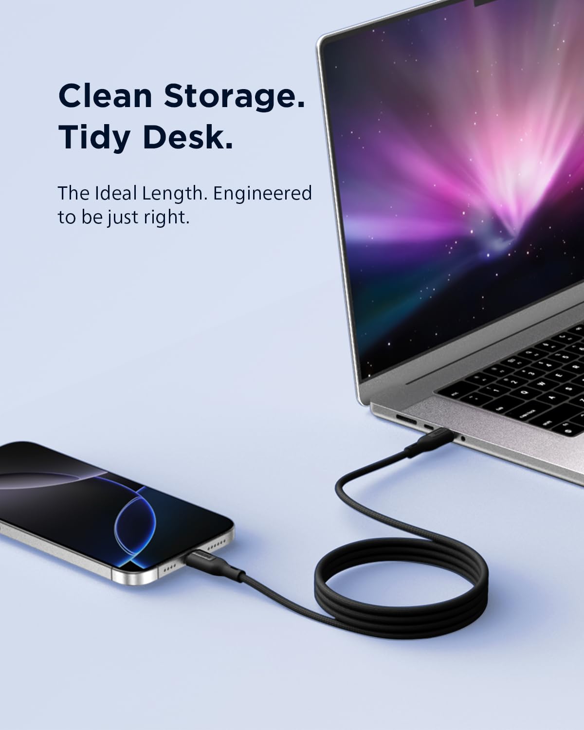 Philips 100W Magnetic Type C to Type C Fast Charging Cable (B0FMHXTT58)