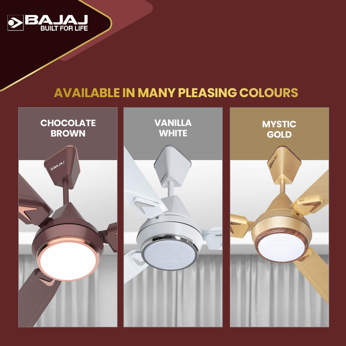 Bajaj Ventus EE 1200MM 1 Star Rated Ceiling Fan for Home-6