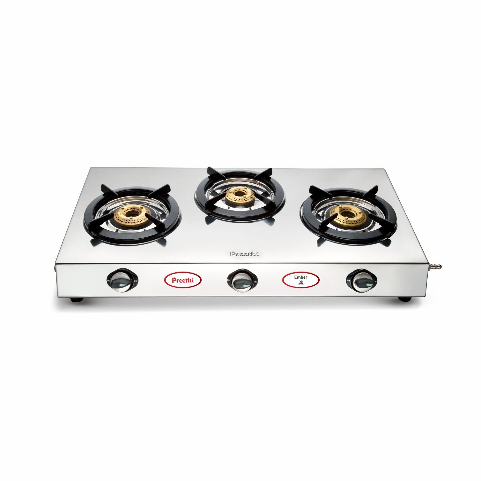 Preethi Glory Plus 3 Burner Gas stove