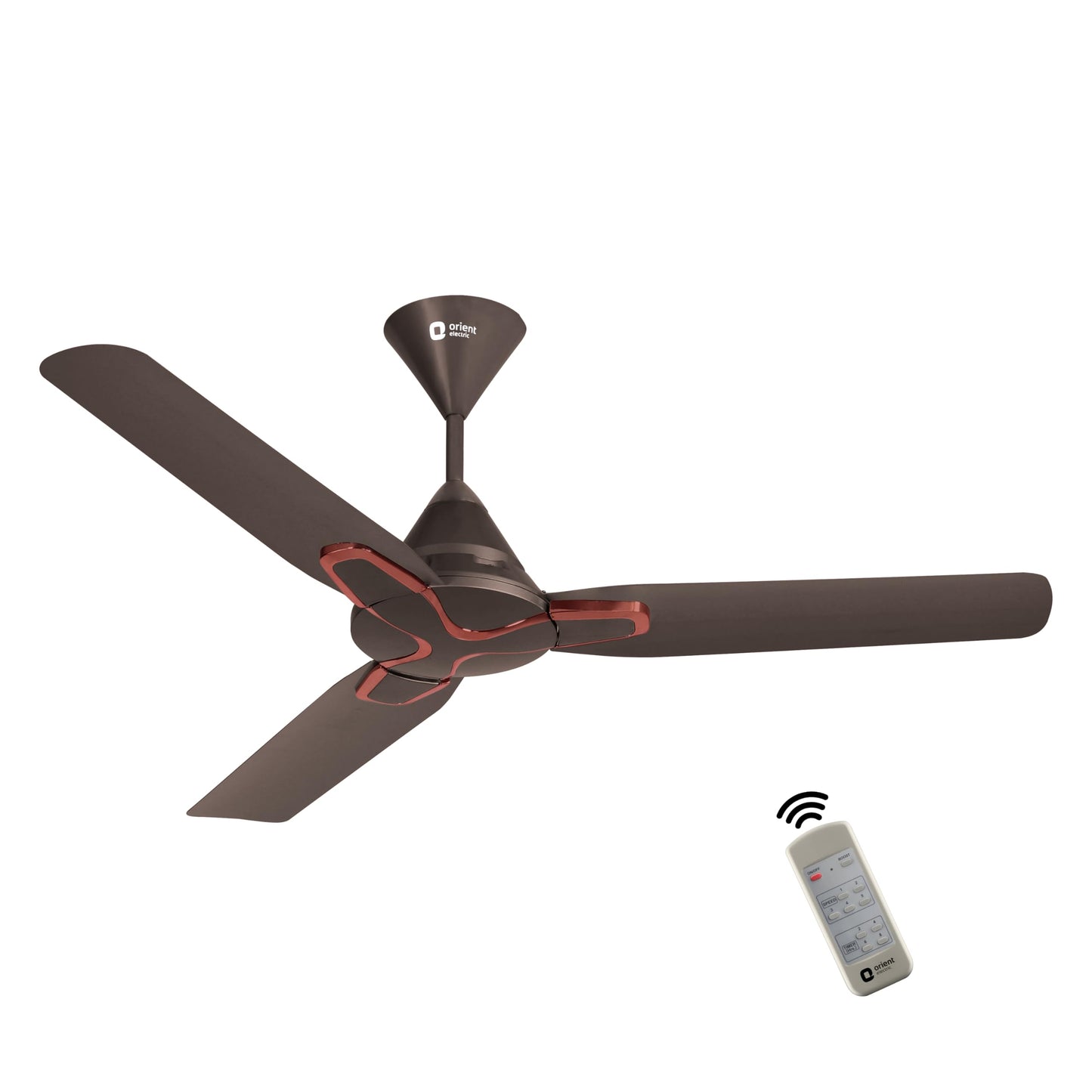 Orient Electric Jazz 1200mm Ceiling Fan (Metallic Bronze/Copper), 4 stars