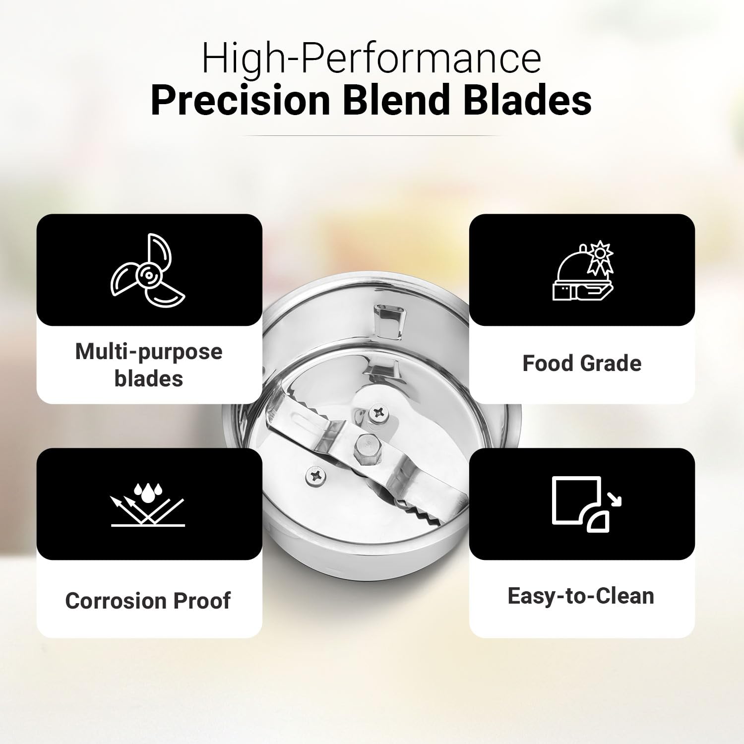 V-Guard Citius 750 Watt Juicer Mixer Grinder (New Launch) |3 Year Motor Coverage by V-Guard | 4 Jars | Juicer, Wet, Chutney & Dry| Sturdy Juicer Jar | Precision Blend SS Blades | Black