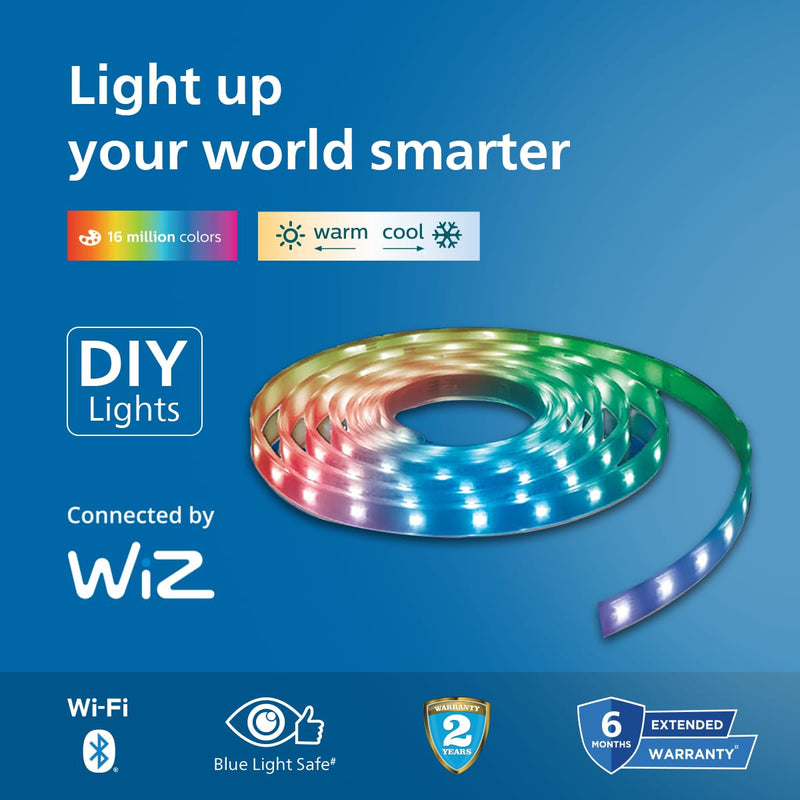 Philips Wi-Fi Smart LED TV Strip Light with Voice Control & Dimmable Feature (Multicolor, B0FD3X4S1R)