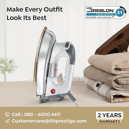 Prestige Magic Dry Iron – PDI 06, Silver