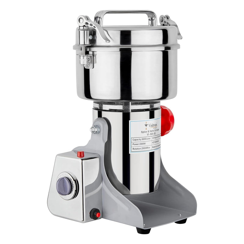 Vishvas Dry Masala Grinder Machine - Your All-in-One Solution for Grinding Spices, Herbs, and Seeds 500 GM
