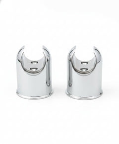 Plantex Hand Shower Holder for Bathroom/Adjustable Handheld Shower/Wand Holder/Wall Mount Bracket - Pack of 2 (Chrome)-1