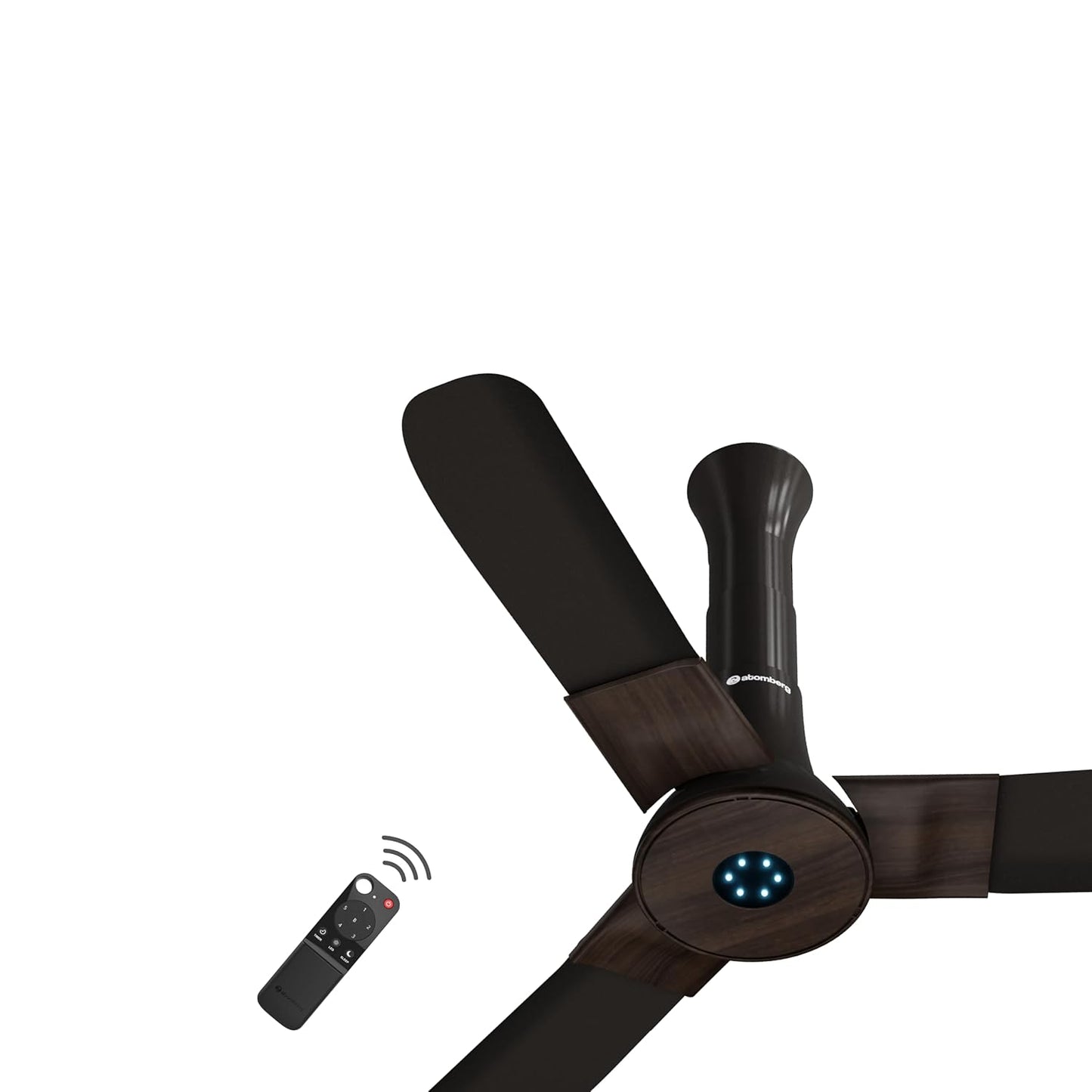 atomberg Studio+ 950mm BLDC Ceiling Fan with Remote Control | BEE 5-star Energy Efficient | New Blade Design | High Air Delivery | LED Speed Indicator | Low noise | 3 Year Warranty (Earth Brown)