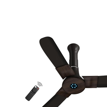 atomberg Studio+ 950mm BLDC Ceiling Fan with Remote Control | BEE 5-star Energy Efficient | New Blade Design | High Air Delivery | LED Speed Indicator | Low noise | 3 Year Warranty (Earth Brown)
