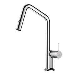 Plantex Single Lever Pull-Down Kitchen Sink Tap/Sink Mixer Tap Hot and Cold/360° Swivel Spout Faucet for Kitchen - Deck Mounted - (8991-Chrome)-1