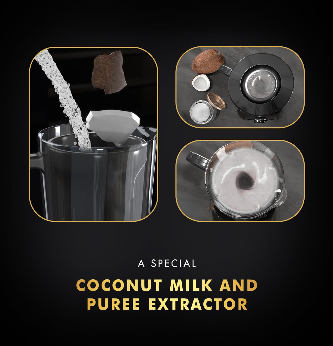 Sujata MG03 Mixer Grinder|1000 Watts Double Ball Bearing Motor|24000 RPM|Non-Stop 90 Mins Running|4 Jars including 1750ml Blender with Coconut Milk Extractor, 1500ml, 1000ml, 500ml Jar|Red & Black