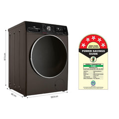 IFB 10 Kg 5 Star AI Eco Inverter Fully Automatic Front Load Washing Machines with Wifi (Executive Plus MXC 1014, Mocha, 