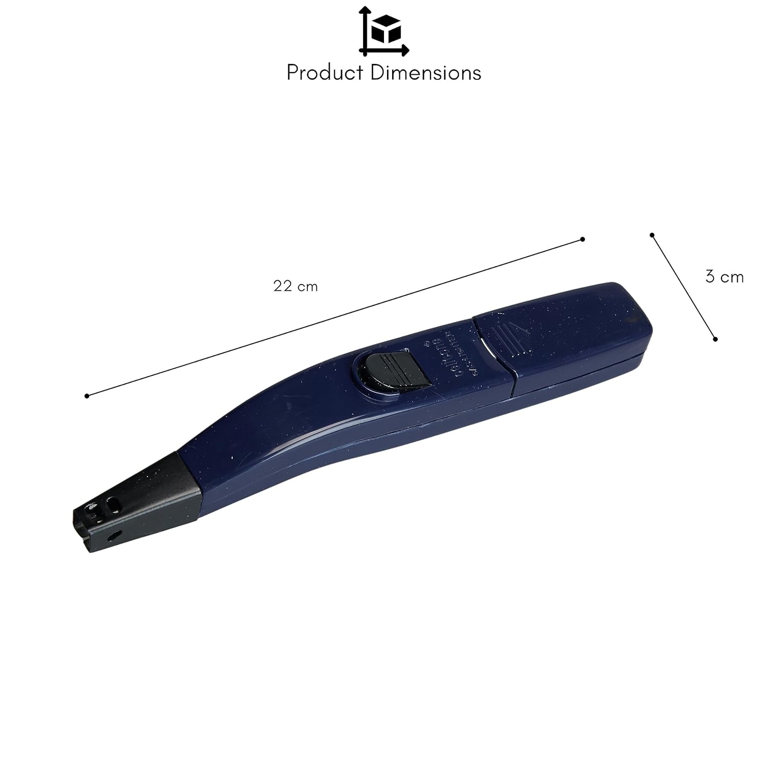 celltone Plastic Zoom Electric Gas Lighter For Kitchen Use - Battery Operated Continous Spark Gas Lighter For Stove|6 Months Warranty - Blue