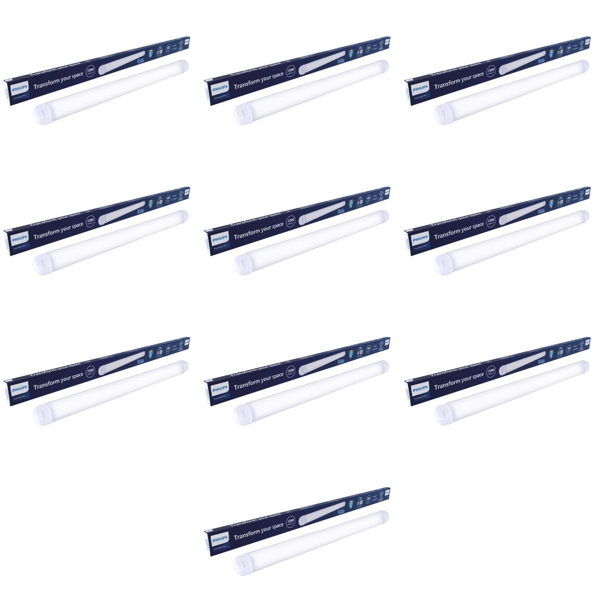 Philips StarBright Plus+ 70W Linear LED Batten (Pack of 10)