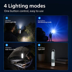 Philips Rayzen Rechargeable LED Torch 3W+6W