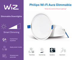 Philips Wi-Fi Aura Dimmable 15W Downlight compatable with Alexa