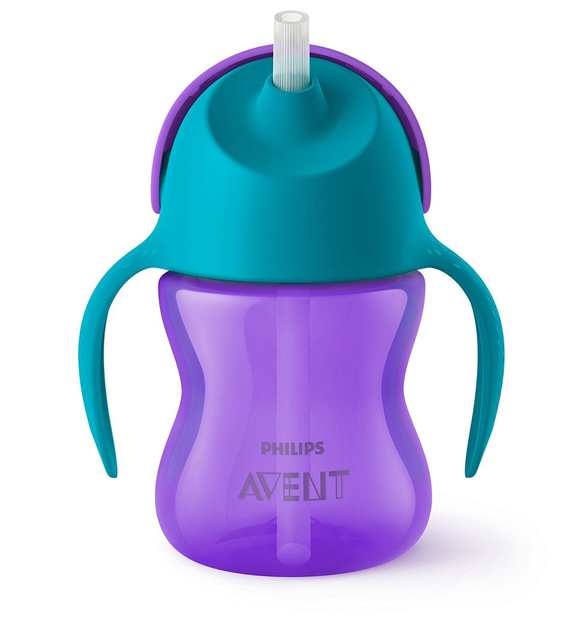 Philips Avent Polypropylene My Bendy Straw Cup 200Ml/ 7Oz (9M+) (Purple)