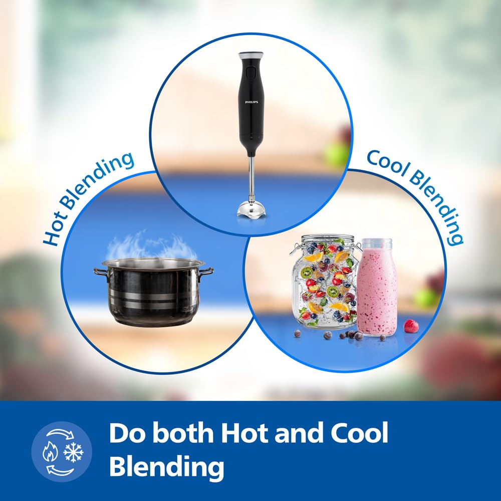 PHILIPS HL1681 Hand Blender, 300W Motor, Rust free steel arm