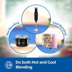 PHILIPS HL1681 Hand Blender, 300W Motor, Rust free steel arm