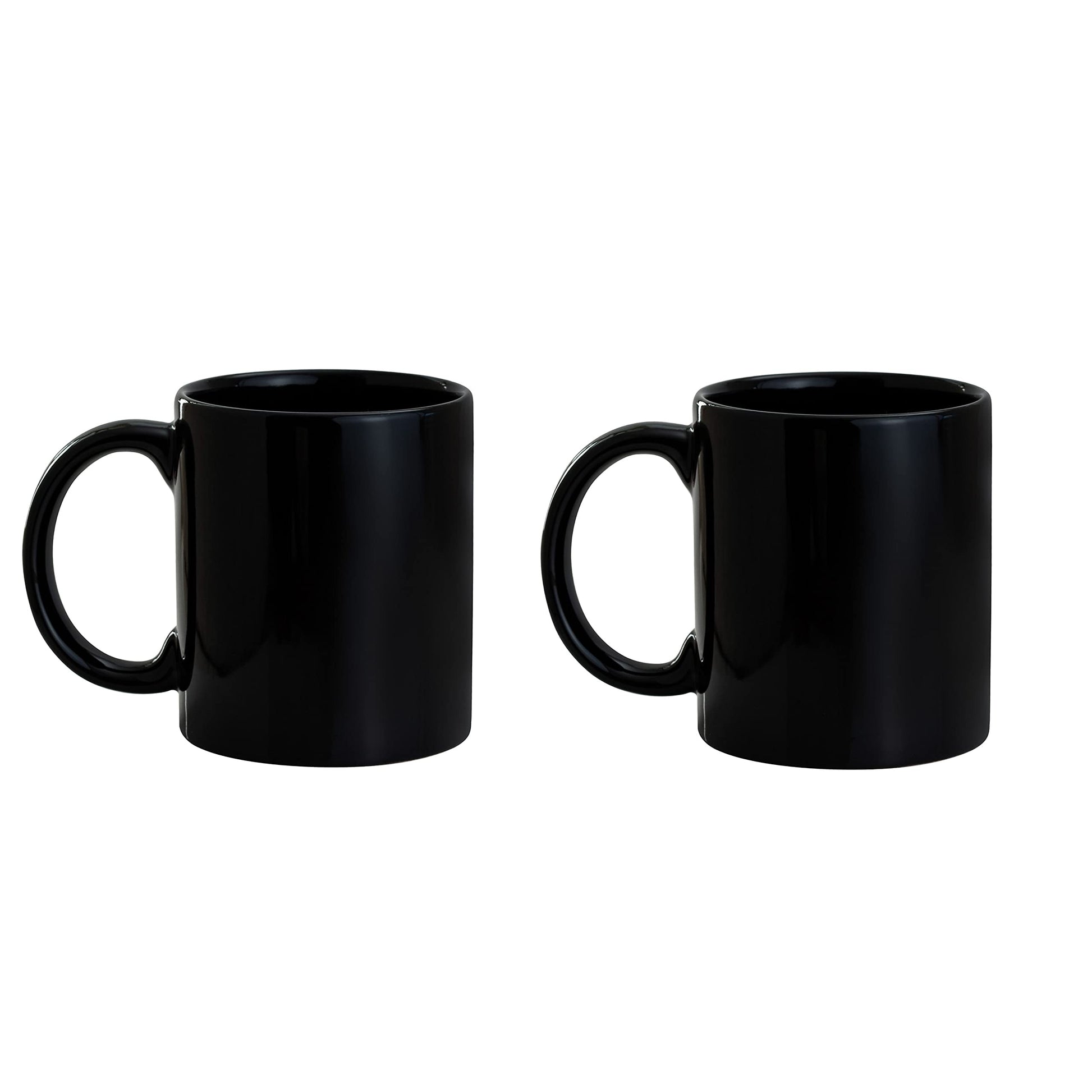 Clay Craft Fine Ceramic Plain Solid Color Milk Mug 350 ml Best for Office and Home, Gifted to Mother, Father, Sister, Brother, Friends and Family (White, 1)