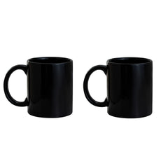 Clay Craft Fine Ceramic Plain Solid Color Milk Mug 350 ml Best for Office and Home, Gifted to Mother, Father, Sister, Brother, Friends and Family (White, 1)