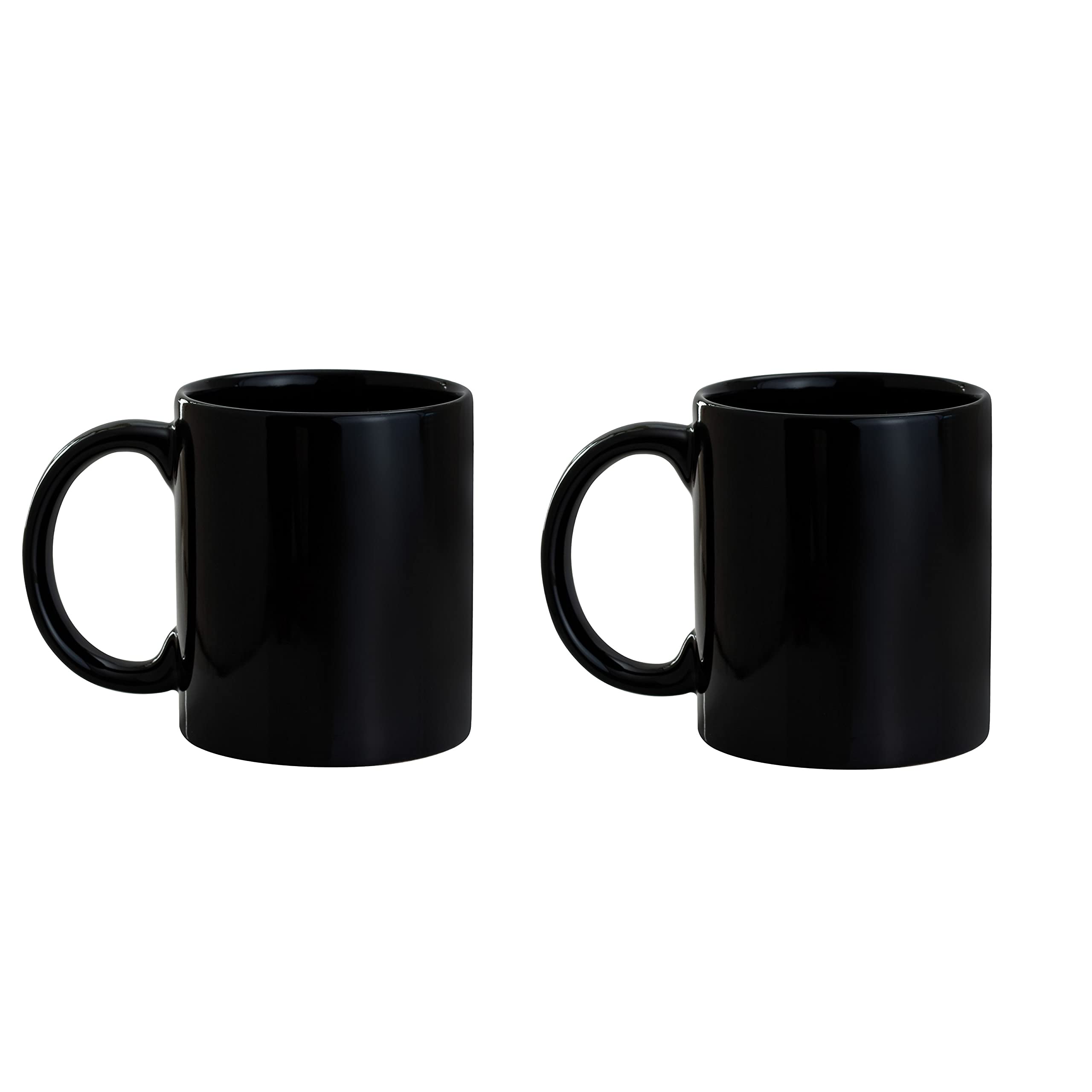 Clay Craft Fine Ceramic Plain Solid Color Milk Mug 350 ml Best for Office and Home, Gifted to Mother, Father, Sister, Brother, Friends and Family (White, 1)