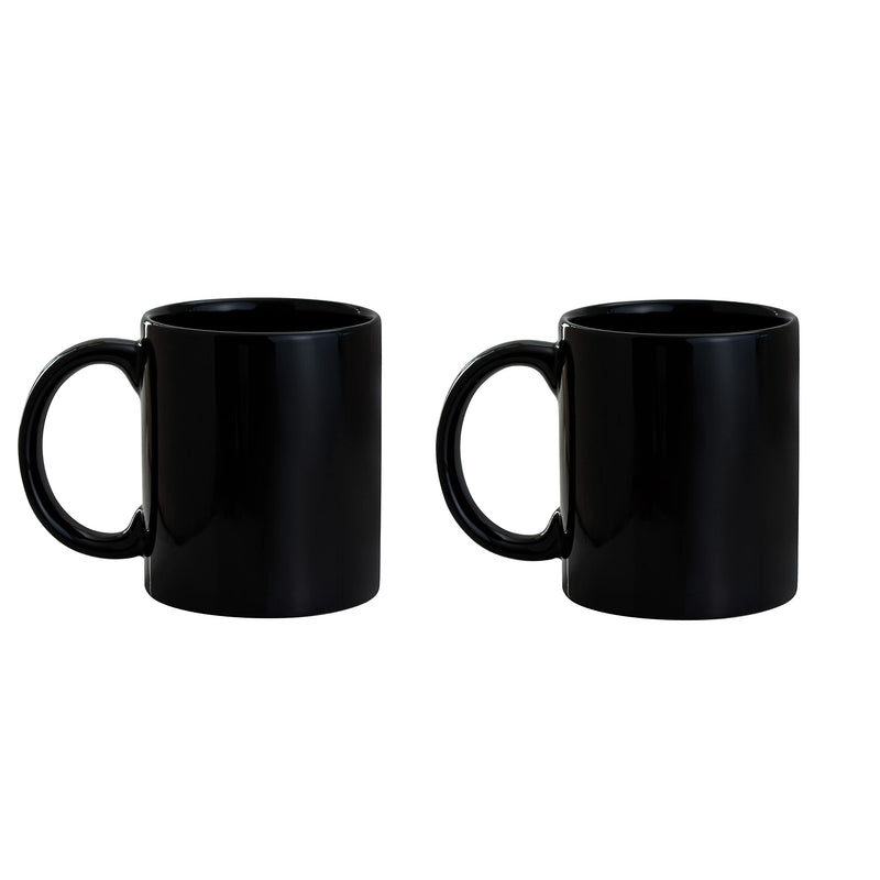 Clay Craft Fine Ceramic Plain Solid Color Milk Mug 350 ml Best for Office and Home, Gifted to Mother, Father, Sister, Brother, Friends and Family (White, 1)