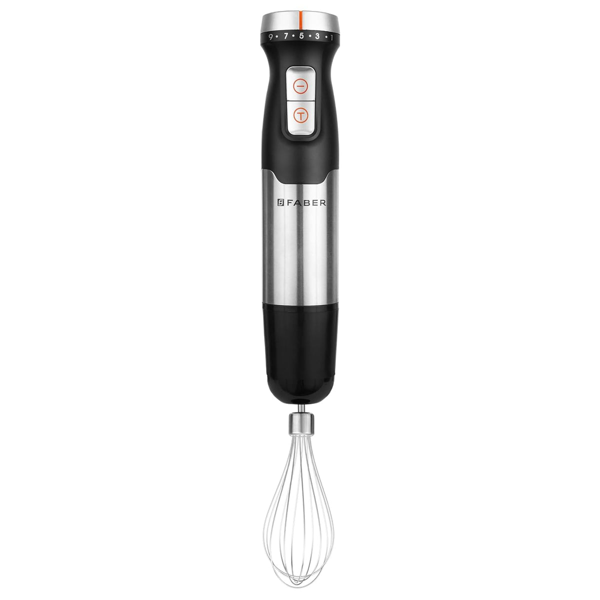 Faber 1000 Watts Hand Blender with Chopper and Whisker | Cool Touch Handle | 9 Speed | SS Bending Rod | Easy to Clean | 