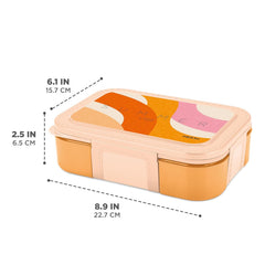 Bravo 3 Steel Thermoware Lunchbox (Milton)