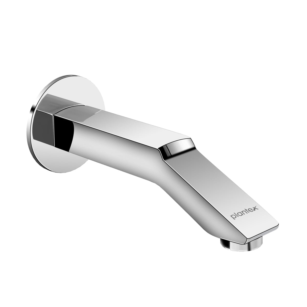 Plantex Bath Tub Spout with Wall Flange/Single Lever Spout/High Flow Tap for Bathroom/Kitchen - (Chrome) (Model APS-1233)
