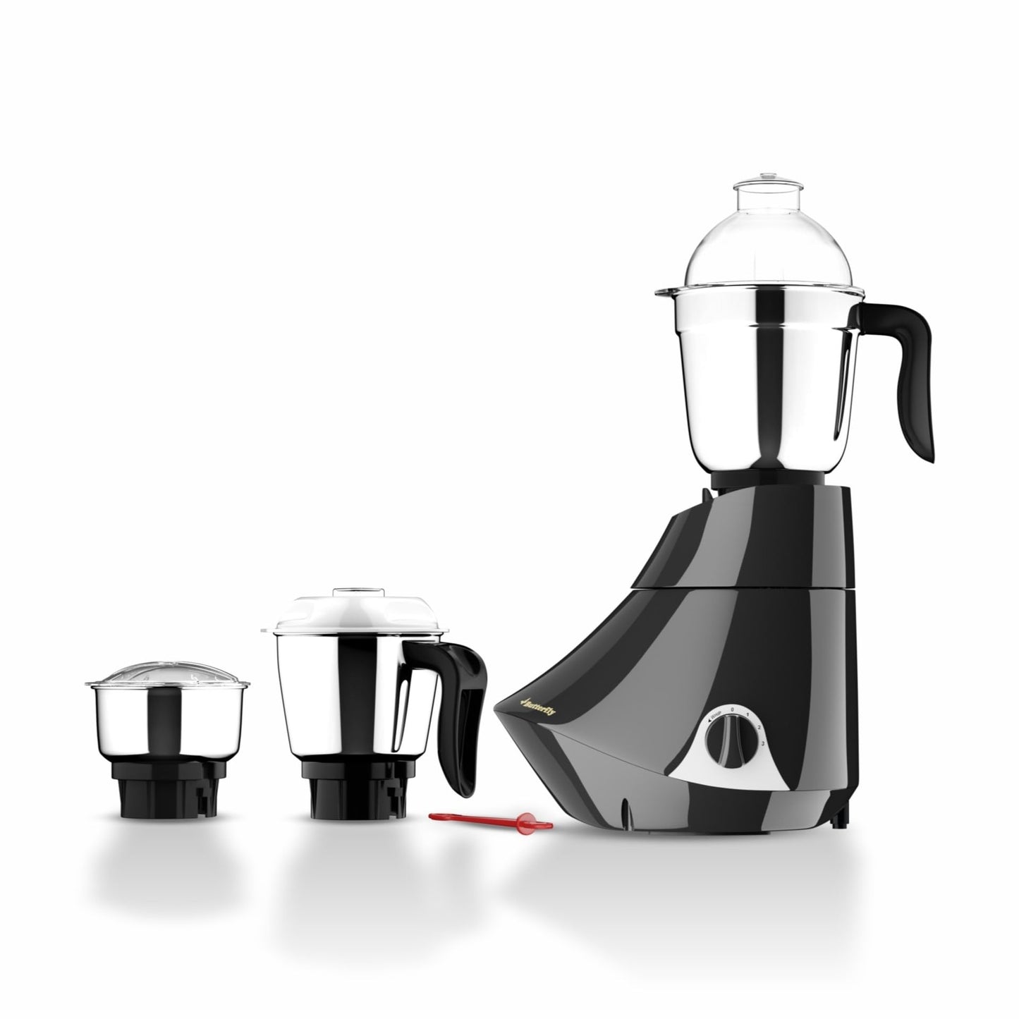 Butterfly Jet Elite Plus Mixer Grinder, 750W, 5 Jars, Grey