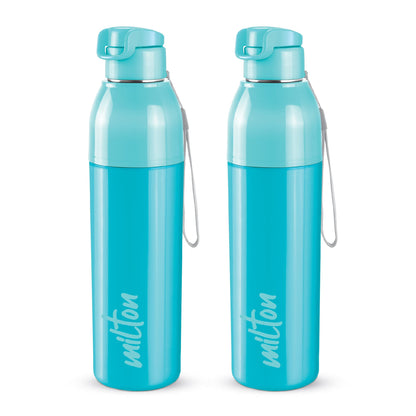 Milton Water Bottle Steel Convey 900 PU Insulated, Inner Stainless Steel Hot & Cold Bottle, 630 ml, Leak Proof, BPA Free, Ideal for Home, Office, Gym, Travelling, Black