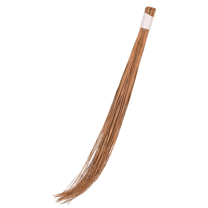 Zureni Traditional Coconut Broom Stick Leaf Grass 45 inchs Long Broomstick Washable Seekh Jhaadu with Firm & Comfortable Grip Ideal for Wet Surface Cleaning (1 Pc, 400 Gm, Random Colors)