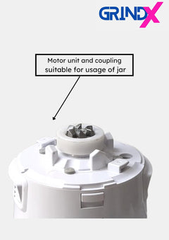 Liquidiser Jar 3000 ml - Plastic (Transparent) | Compatible with Sujata Mixer Grinder