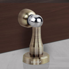 Plantex Door Stopper Magnetic/Stainless Steel 360 Degree Magnet Door Stopper for Home/Office/Hotel to Hold Door/Stops for Door - Pack of 2 (Brass Antique Finish)-2