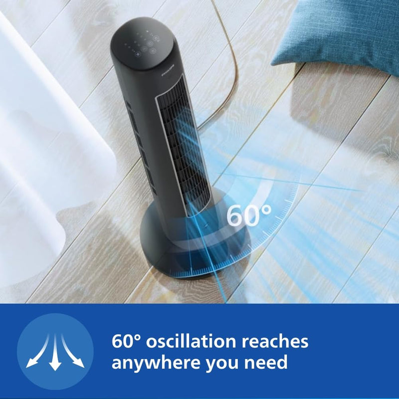 PHILIPS CX 5535/11 High Performance Bladeless Technology Tower Fan