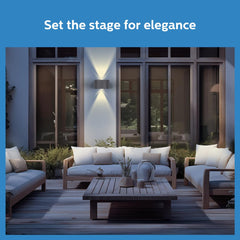 Philips 10W Round decorative Wall Light