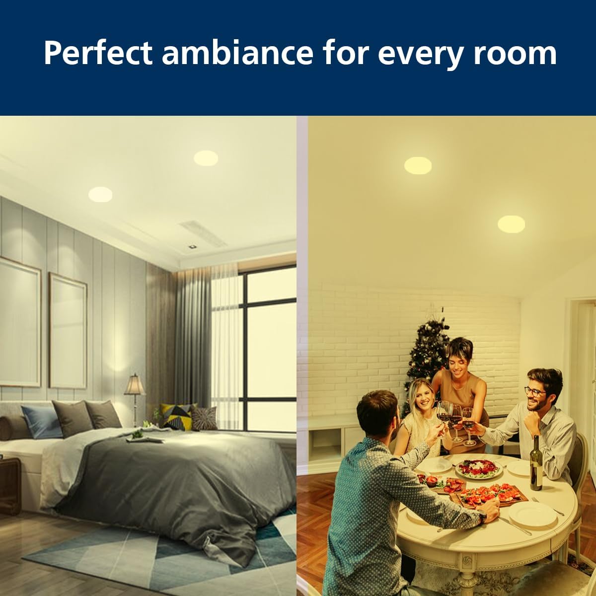 Philips Polycarbonate Astra Sleek 10-Watt Round Led Downlighter (Pack of 12)