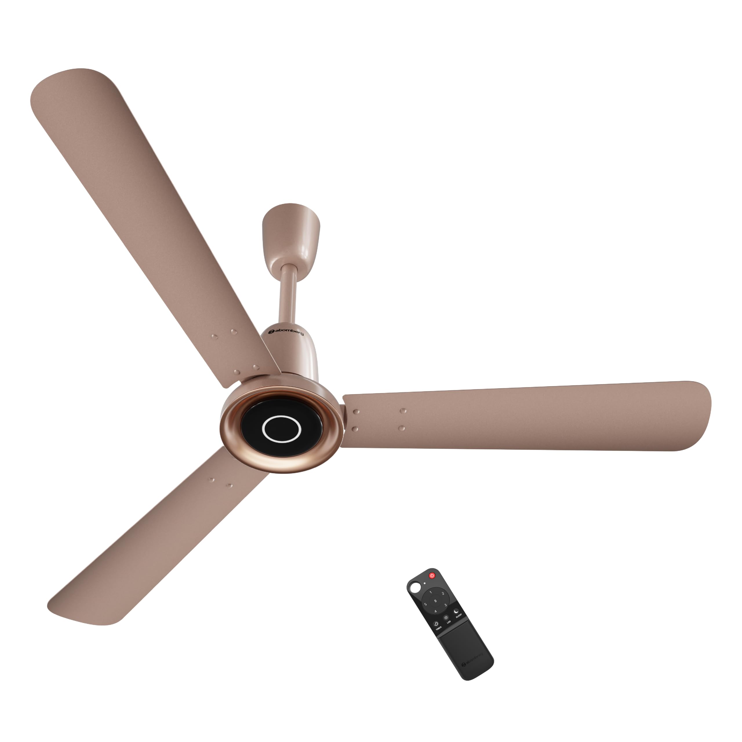 atomberg Studio Nexus 1200mm BLDC Ceiling Fan with IoT & Remote Control | BEE 5-star | New Blade Design | High Air Delivery with Moonbeam Light | Low noise | 5 Year Warranty | Blaze Brown