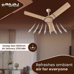 Bajaj Stylo 12S2 1200MM (48") Ceiling Fans for Home-5