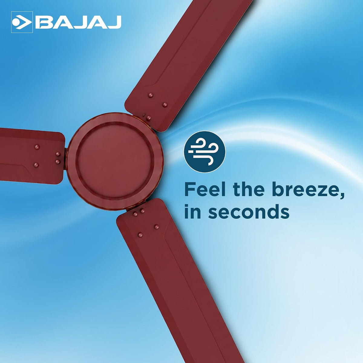 Bajaj Frore Turbo BLDC 1200 MM 5 Star Rated Ceiling Fans For Home-3
