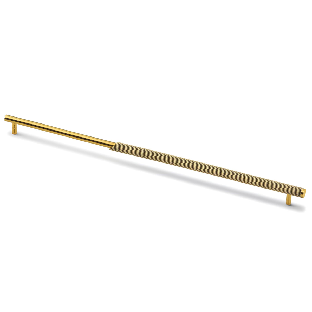 Plantex Stainless Steel & Aluminium Cabinet Handle/450mm Wardrobe Door Handle/Cupboard Pull-Push Handles for Home/Office - Pack of 1 (Brass Antique & Gold)