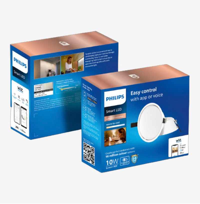 Philips Smart WiFi Aura LED Downlight (Wiz Connected) (Warm White to cool, B0F948MCGH)