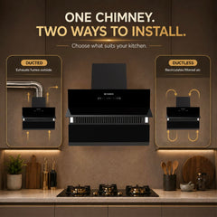 Faber Energy 75cm 1500m³/hr BLDC Autoclean Chimney|9 Speed Silent Hood|Energy Efficient|Filterless |Touch&Gesture Contro